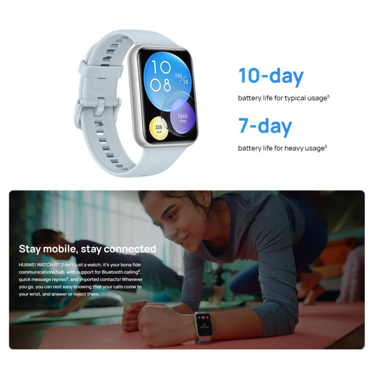 Original Huawei WATCH FIT 2 Smart Sports Watch, Black, White Original Huawei WATCH FIT 2 Smart Sports Watch, Black, White